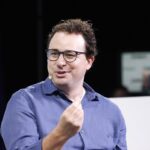Anthropic co-founder and CEO Dario Amodei speaking on stage at TechCrunch Disrupt 2023 in San Francisco