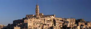 The cathedral on the Civita, with the Sassi falling away below