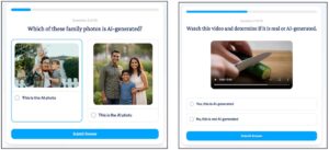 Can You Spot a Deepfake? Questionnaire Highlights Age-Related Challenges