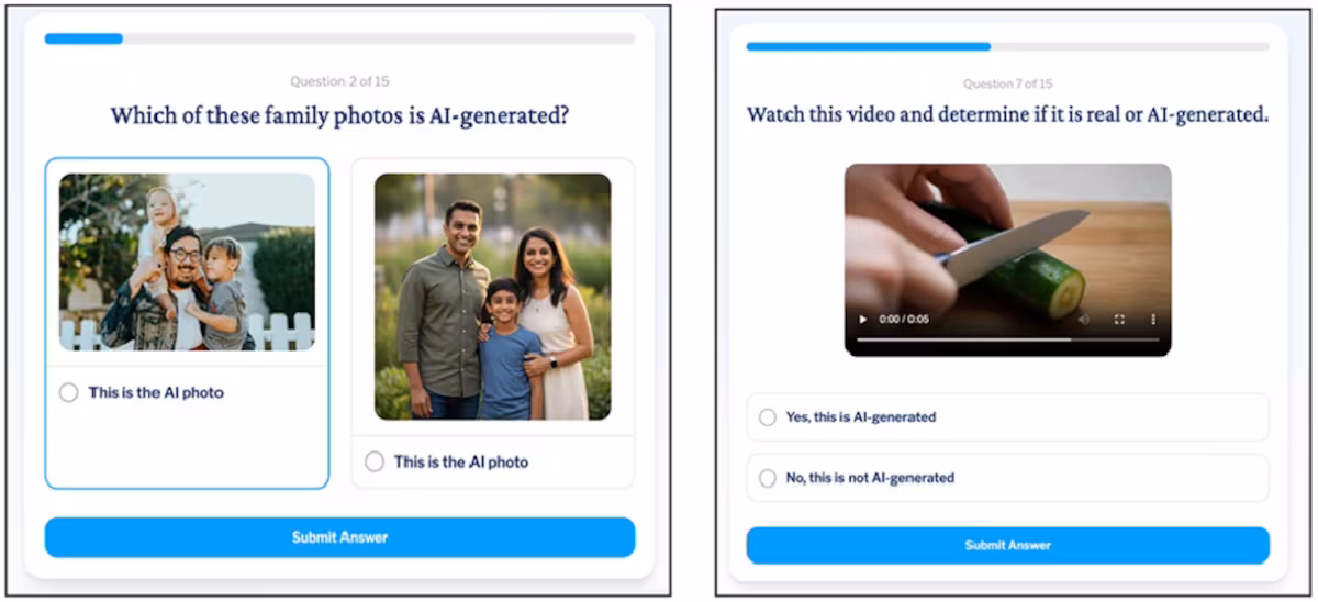 Can You Spot a Deepfake? Questionnaire Highlights Age-Related Challenges