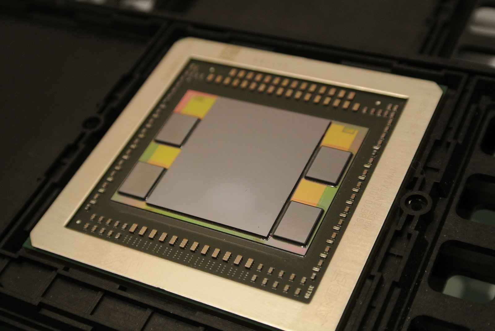 Micron's Record $133 Billion Year Shows the AI Memory Squeeze Is Far From Over 2 - Instant Vista A GPU package with four stacks of high-bandwidth memory placed around the main die on an interposer