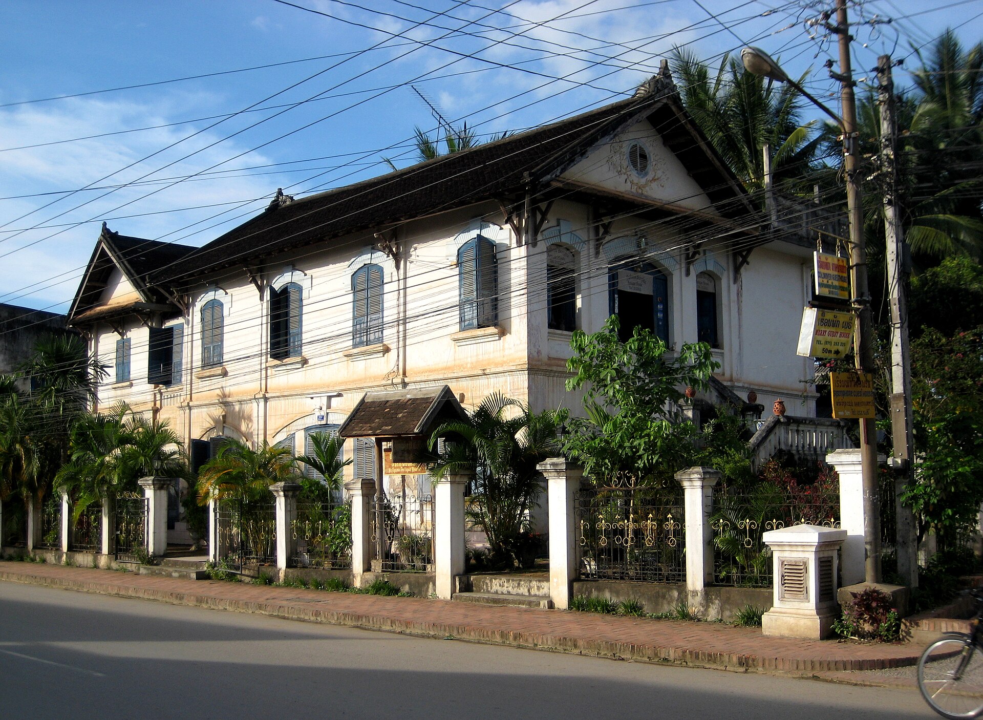 A French colonial house in Luang Prabang