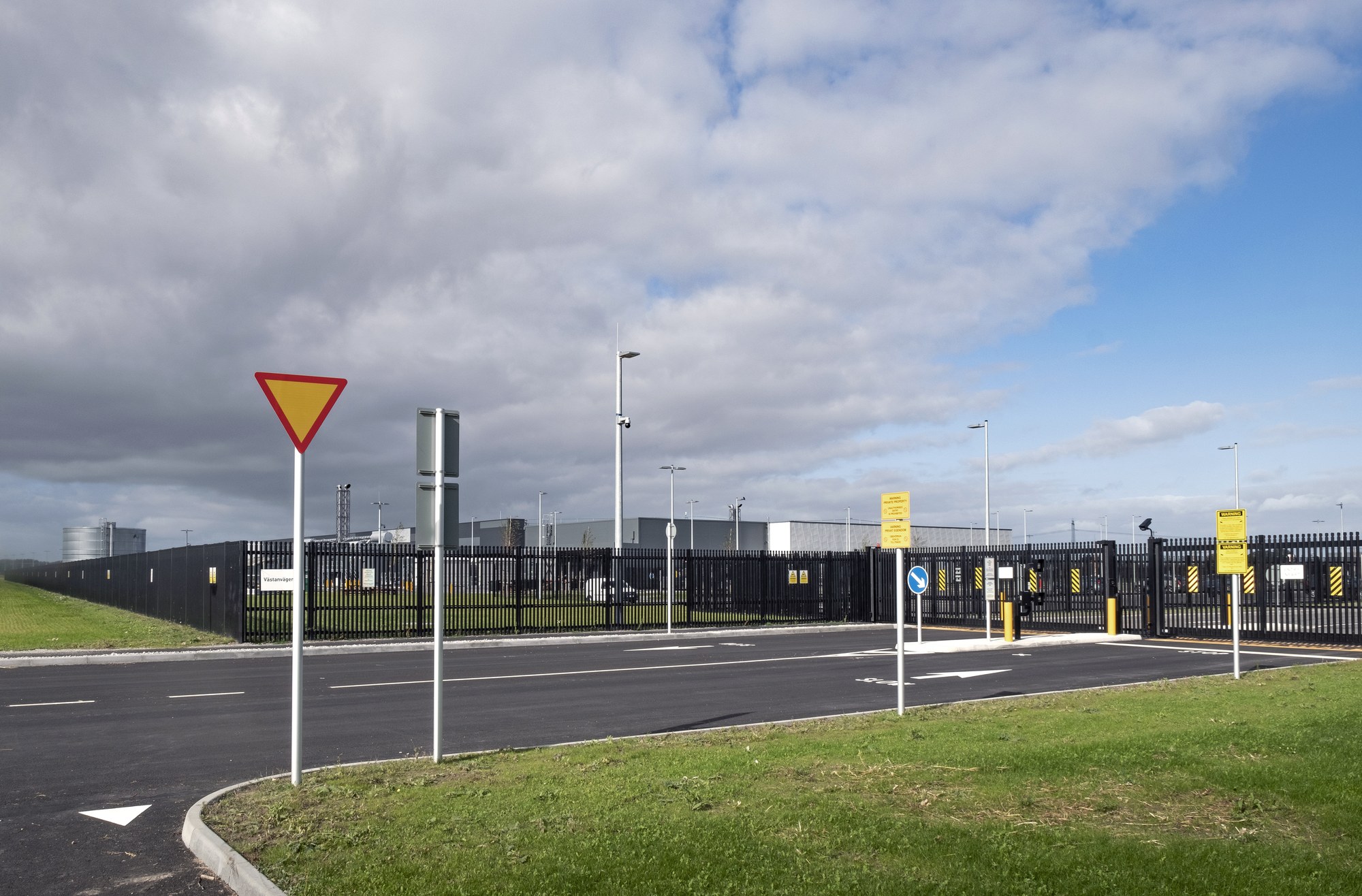 Microsoft datacenter under construction in Staffanstorp, Sweden